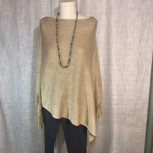 MS MAD STYLE- Asymmetrical Poncho Pullover